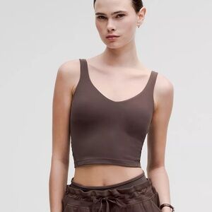 Lululemon Align Tank Top in Dark Brown - Size 6, Small